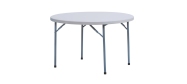 Rundt bord Zown Planet120  Ø120 cm plast med klapstel
